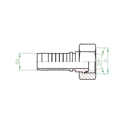 DKOL ( M20 / M1 M ) Priključci za hidraulička crijeva prema EN 853